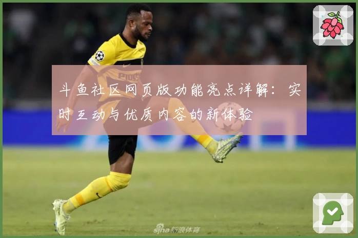 斗鱼社区网页版功能亮点详解：实时互动与优质内容的新体验