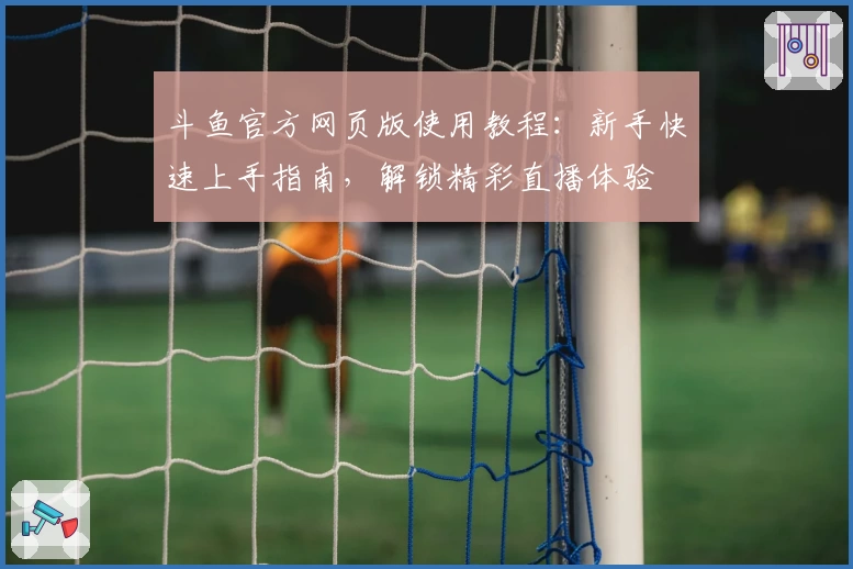 斗鱼官方网页版使用教程：新手快速上手指南，解锁精彩直播体验